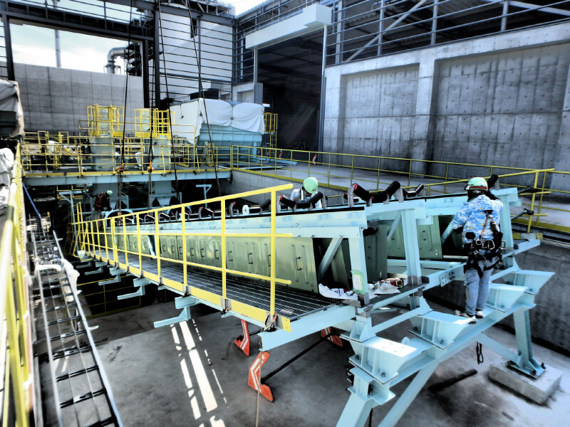 水上組の事業 火力発電所の建築工事